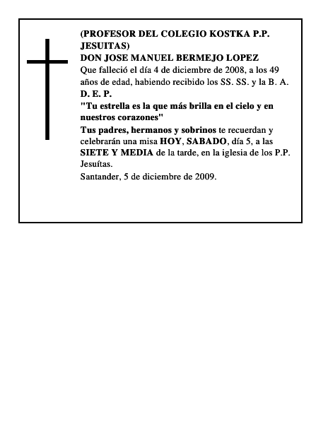 DON JOSE MANUEL BERMEJO LOPEZ