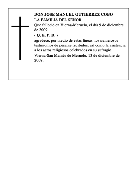 DON JOSE MANUEL GUTIERREZ COBO