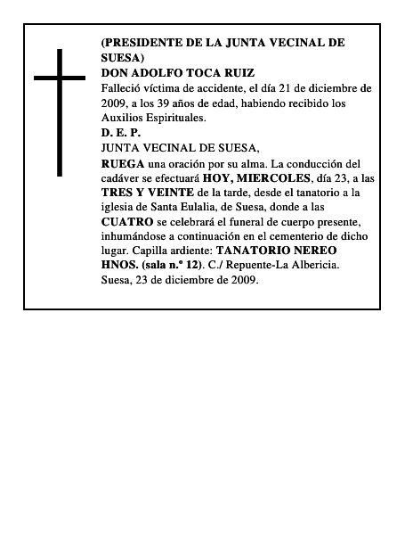 DON ADOLFO TOCA RUIZ