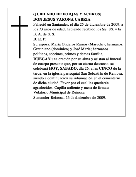 DON JESUS VARONA CABRIA