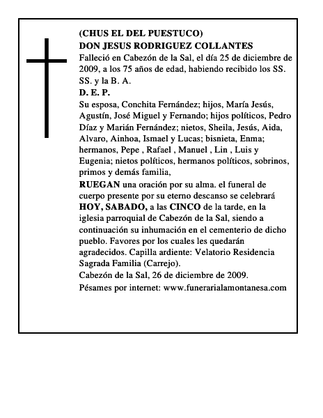 DON JESUS RODRIGUEZ COLLANTES