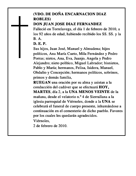 DON JUAN JOSE DIAZ FERNANDEZ