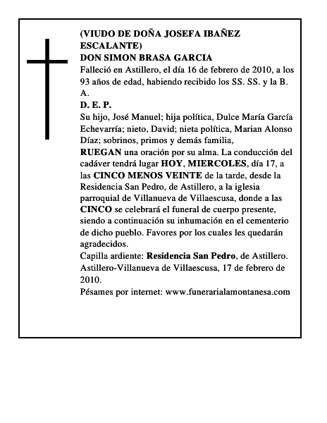 DON SIMON BRASA GARCIA