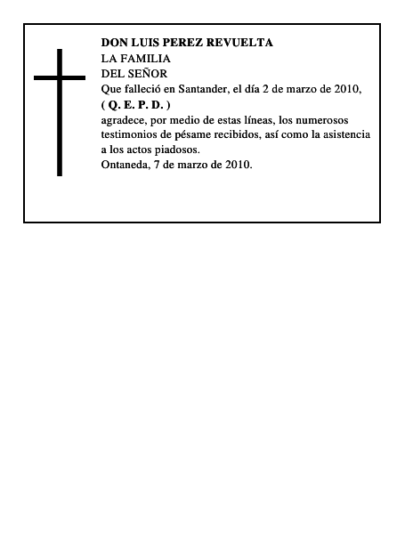 DON LUIS PEREZ REVUELTA