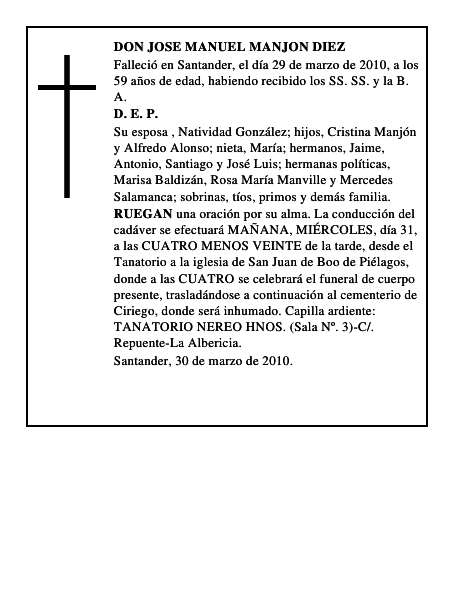 DON JOSE MANUEL MANJON DIEZ
