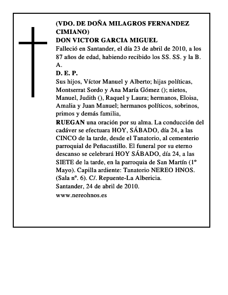 DON VICTOR GARCIA MIGUEL
