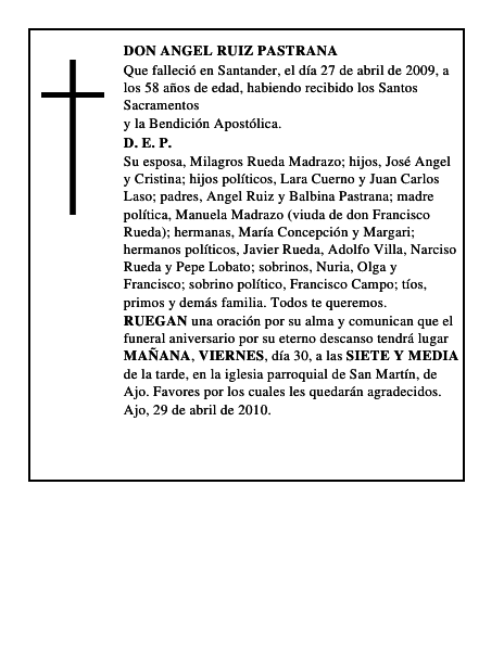 DON ANGEL RUIZ PASTRANA