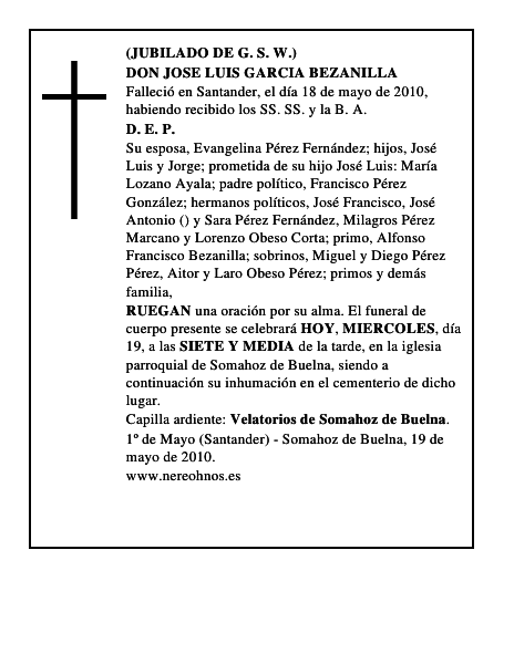 DON JOSE LUIS GARCIA BEZANILLA