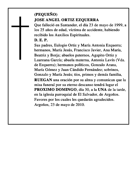 JOSE ANGEL ORTIZ EZQUERRA