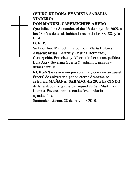 DON MANUEL CAPERUCHIPE AHEDO