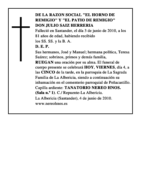 DON JULIO SAIZ HERRERIA