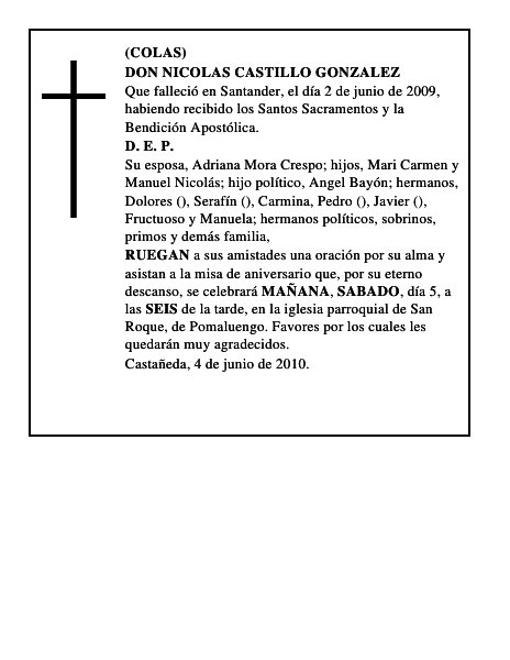 DON NICOLAS CASTILLO GONZALEZ