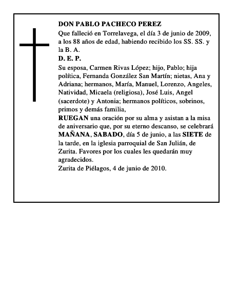 DON PABLO PACHECO PEREZ