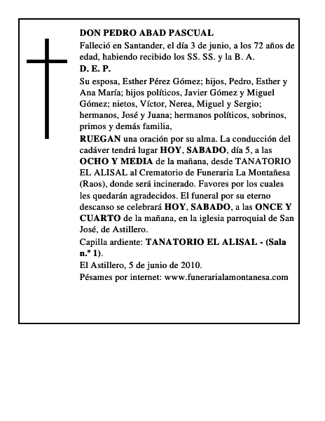 DON PEDRO ABAD PASCUAL