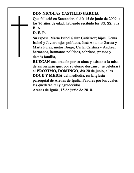 DON NICOLAS CASTILLO GARCIA