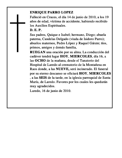 ENRIQUE PARRO LOPEZ