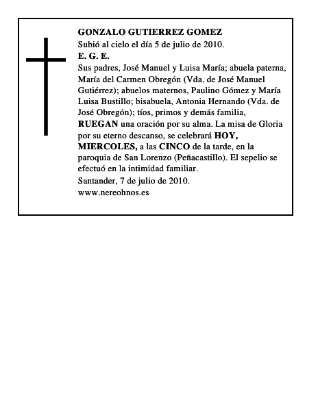 GONZALO GUTIERREZ GOMEZ