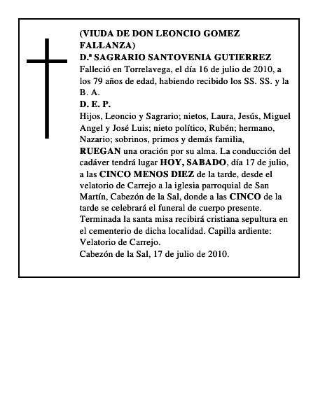 DON VICTORIO REDONDO JIMENEZ