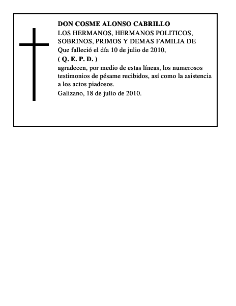 DON COSME ALONSO CABRILLO