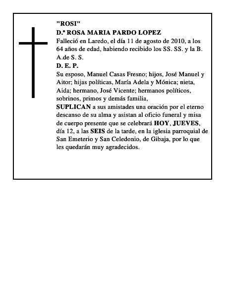 D.ª ROSA MARIA PARDO LOPEZ