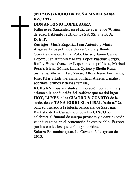 DON JUAN LUIS GONZALEZ GOMEZ