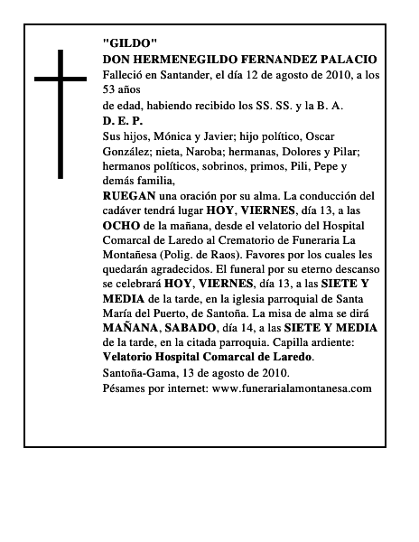 DON HERMENEGILDO FERNANDEZ PALACIO