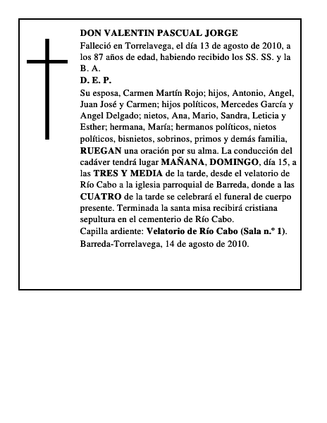 DON VALENTIN PASCUAL JORGE