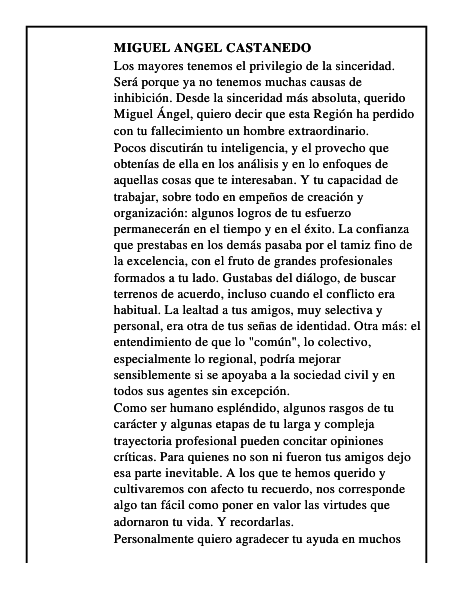 Miguel Angel Castanedo