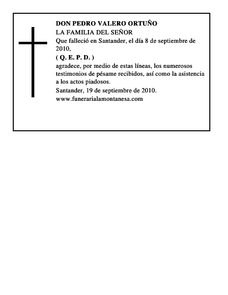 DON PEDRO VALERO ORTUÑO
