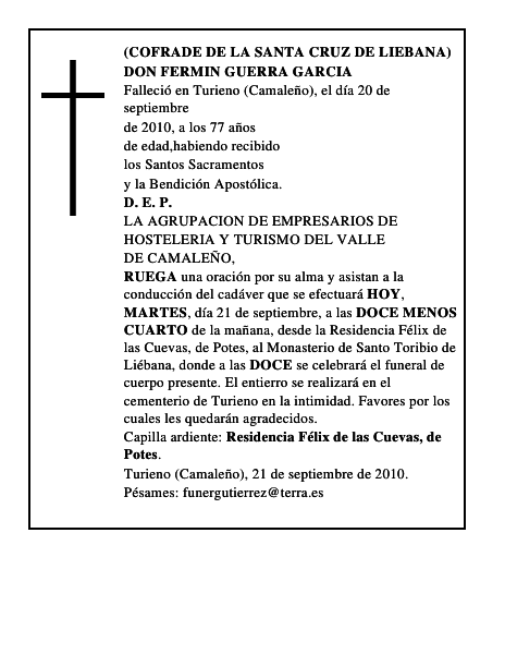 DON FERMIN GUERRA GARCIA
