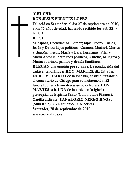 DON JESUS FUENTES LOPEZ