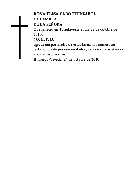 DOÑA ELISA CABO ITURZAETA