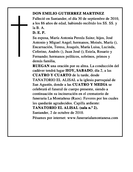 DON EMILIO GUTIERREZ MARTINEZ