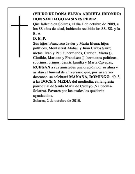 DON SANTIAGO RASINES PEREZ