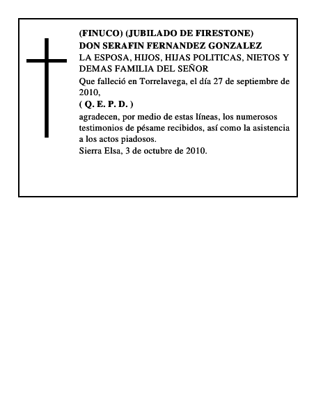 DON SERAFIN FERNANDEZ GONZALEZ