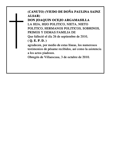 DON JOAQUIN OCEJO ARGAMASILLA