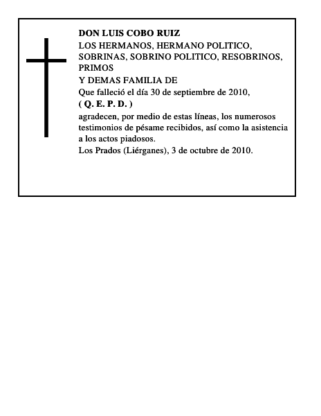 DON LUIS COBO RUIZ