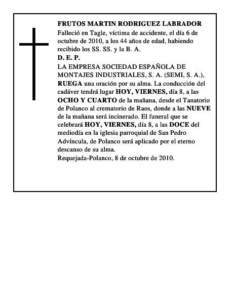 FRUTOS MARTIN RODRIGUEZ LABRADOR