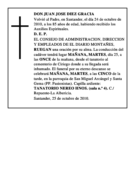 DON JUAN JOSE DIEZ GRACIA