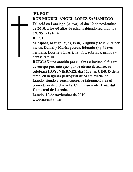 DON MIGUEL ANGEL LOPEZ SAMANIEGO