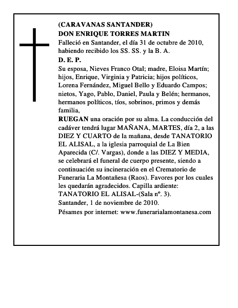 DON ENRIQUE TORRES MARTIN