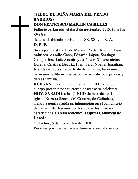 DON FRANCISCO MARTIN CASILLAS