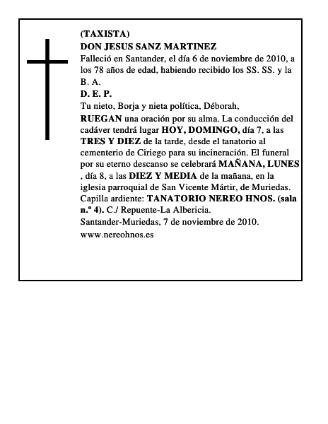 DON JESUS SANZ MARTINEZ
