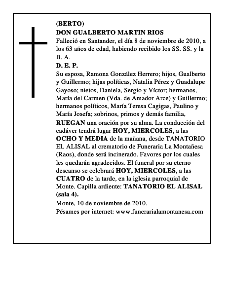DON GUALBERTO MARTIN RIOS
