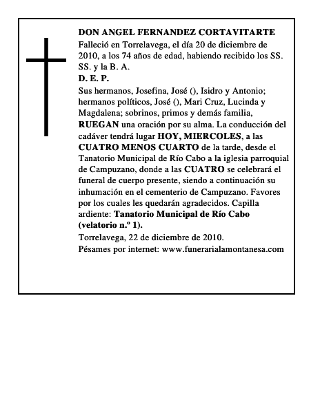 DON ANGEL FERNANDEZ CORTAVITARTE
