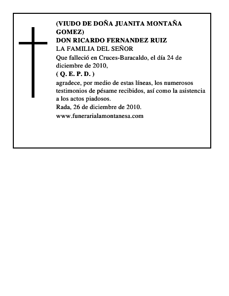 DON RICARDO FERNANDEZ RUIZ