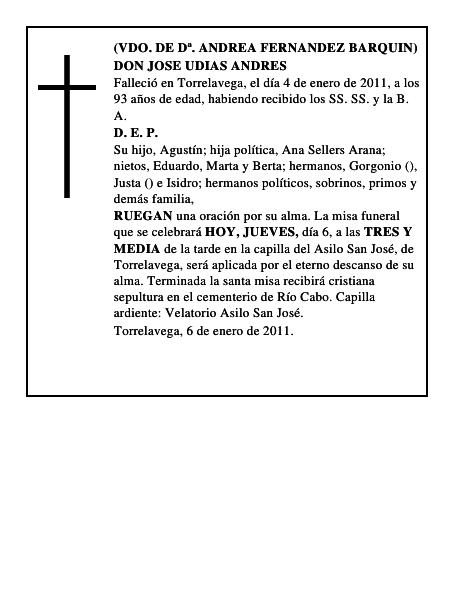 DON JOSE UDIAS ANDRES