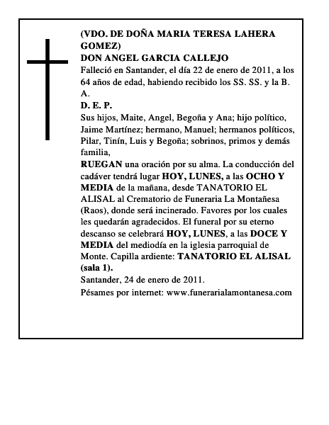 DON ANGEL GARCIA CALLEJO
