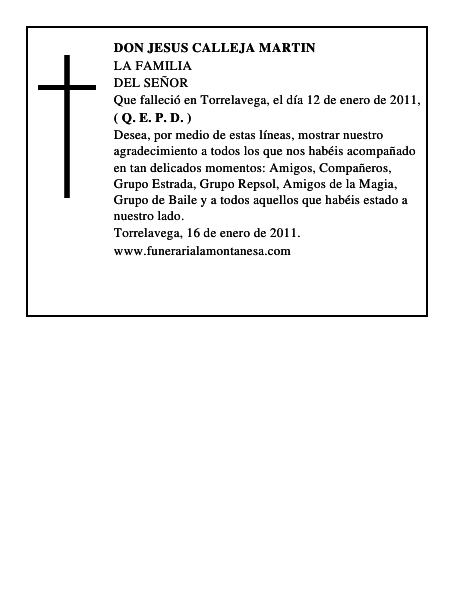 DON JESUS CALLEJA MARTIN
