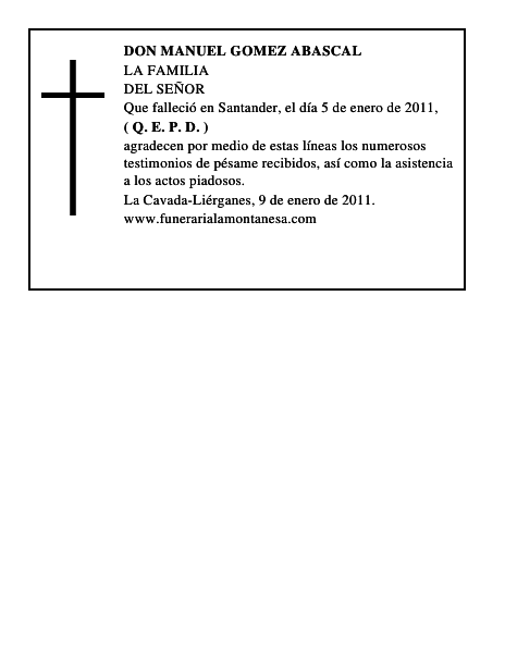 DON MANUEL GOMEZ ABASCAL